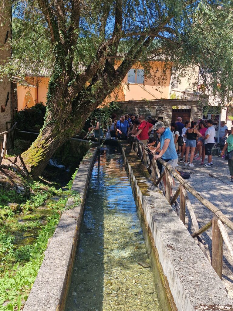 visiting Rasiglia a town in Umbria built on water