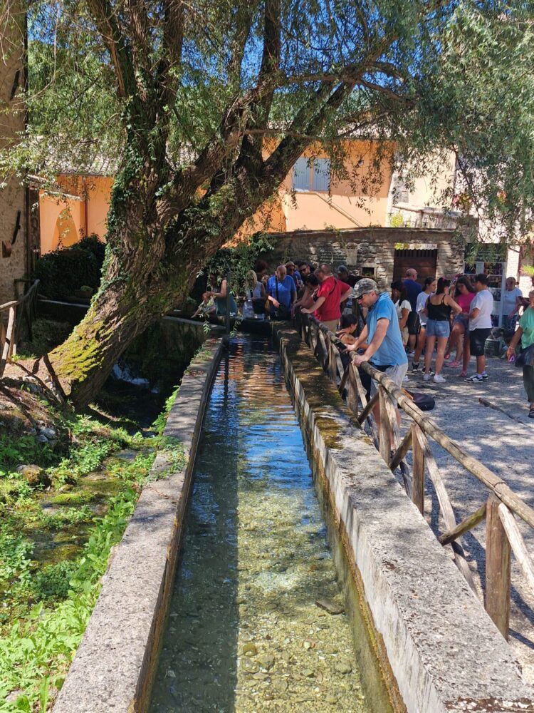 visiting Rasiglia a town in Umbria built on water