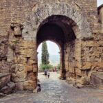 Old stone gate in the defensive walls.