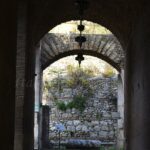 Arched entrance to the ancient amphitheater.